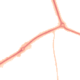 Night-time road noise heatmap for NN11 8SY