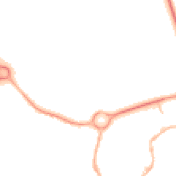 Night-time road noise heatmap for NN11 9DD