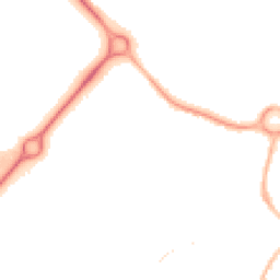 Night-time road noise heatmap for NN11 9ES