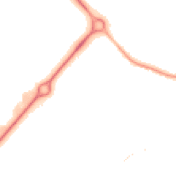 Night-time road noise heatmap for NN11 9ET