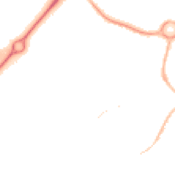 Night-time road noise heatmap for NN11 9HG