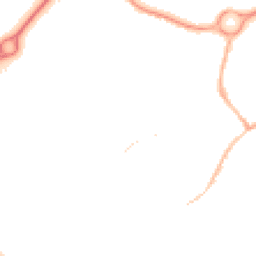 Night-time road noise heatmap for NN11 9HX