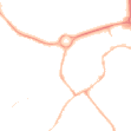 Night-time road noise heatmap for NN11 9YA