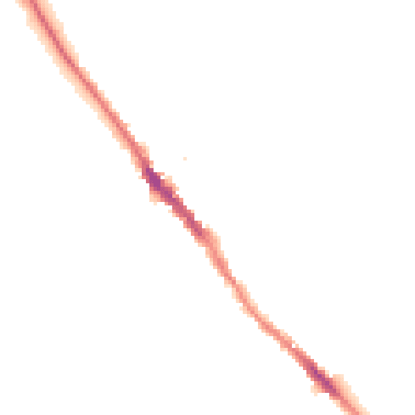 Night-time road noise heatmap for NN12 6AD