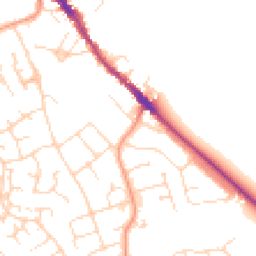 Daytime road noise heatmap for NN12 6AT
