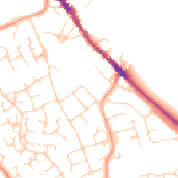 Daytime road noise heatmap for NN12 6BB