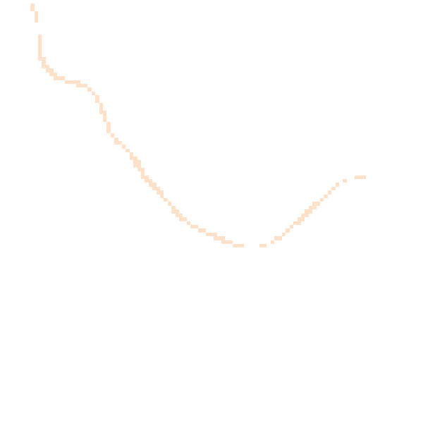 Night-time road noise heatmap for NN12 6BJ