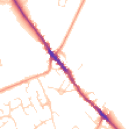Daytime road noise heatmap for NN12 6BT
