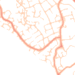 Daytime road noise heatmap for NN12 6BW