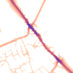 Daytime road noise heatmap for NN12 6BX