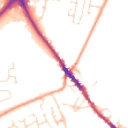 Daytime road noise heatmap for NN12 6DB