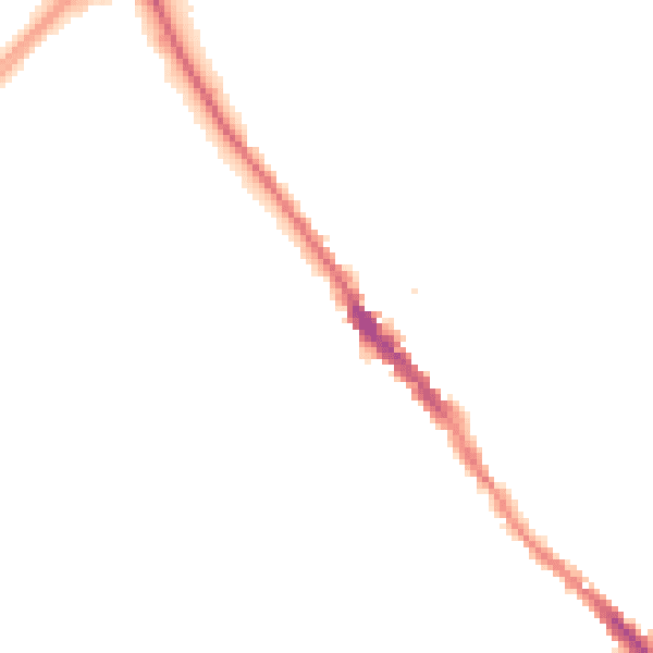 Night-time road noise heatmap for NN12 6DG
