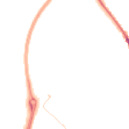 Night-time road noise heatmap for NN12 6DN