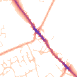 Daytime road noise heatmap for NN12 6DQ