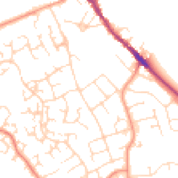 Daytime road noise heatmap for NN12 6EF