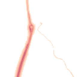 Night-time road noise heatmap for NN12 6JN
