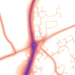 Daytime road noise heatmap for NN12 6YF