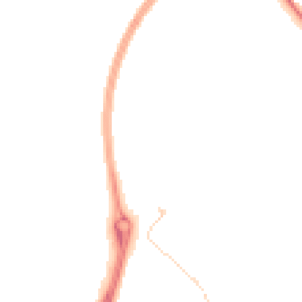 Night-time road noise heatmap for NN12 6YH