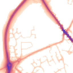 Daytime road noise heatmap for NN12 6YP