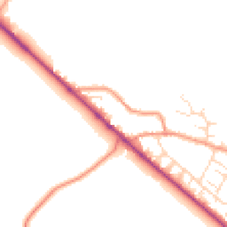 Daytime road noise heatmap for NN12 7FB