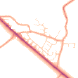 Daytime road noise heatmap for NN12 7PF