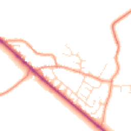 Daytime road noise heatmap for NN12 7PQ