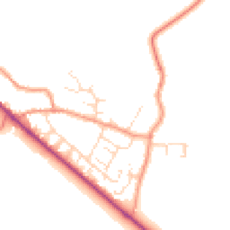 Daytime road noise heatmap for NN12 7PT