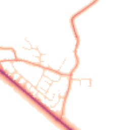 Daytime road noise heatmap for NN12 7PU