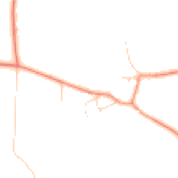 Daytime road noise heatmap for NN12 7SB