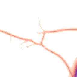 Daytime road noise heatmap for NN12 7SE