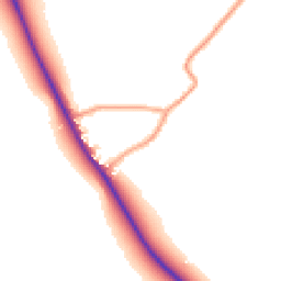 Daytime road noise heatmap for NN12 7SS