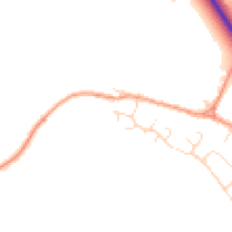 Daytime road noise heatmap for NN12 7TH