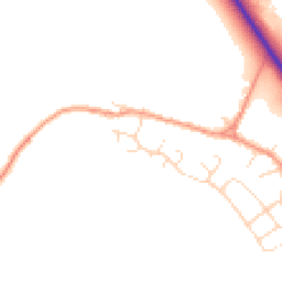 Daytime road noise heatmap for NN12 7TX