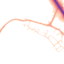 Daytime road noise heatmap for NN12 7UH