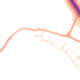 Daytime road noise heatmap for NN12 7UJ