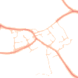 Daytime road noise heatmap for NN12 8BA