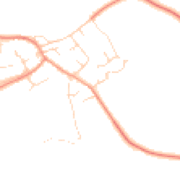 Daytime road noise heatmap for NN12 8BB