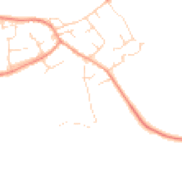Daytime road noise heatmap for NN12 8BE