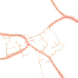 Daytime road noise heatmap for NN12 8BJ