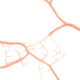 Daytime road noise heatmap for NN12 8BL
