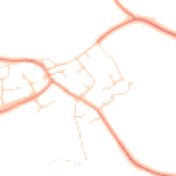 Daytime road noise heatmap for NN12 8BQ