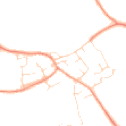 Daytime road noise heatmap for NN12 8BU