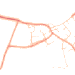 Daytime road noise heatmap for NN12 8BZ