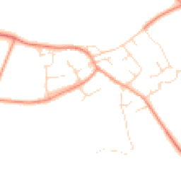 Daytime road noise heatmap for NN12 8DA