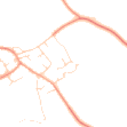 Daytime road noise heatmap for NN12 8DE