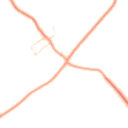 Daytime road noise heatmap for NN12 8HJ