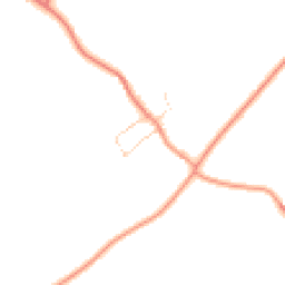 Daytime road noise heatmap for NN12 8HQ