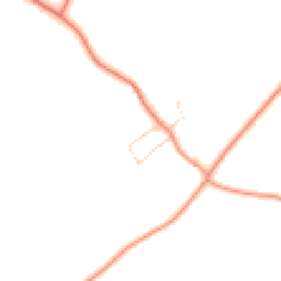Daytime road noise heatmap for NN12 8HU