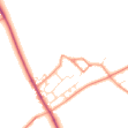 Daytime road noise heatmap for NN12 8JN