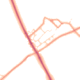 Daytime road noise heatmap for NN12 8JY